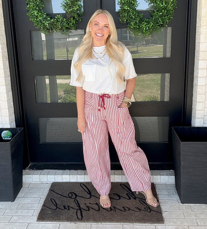 Red, White & Barrel Jean