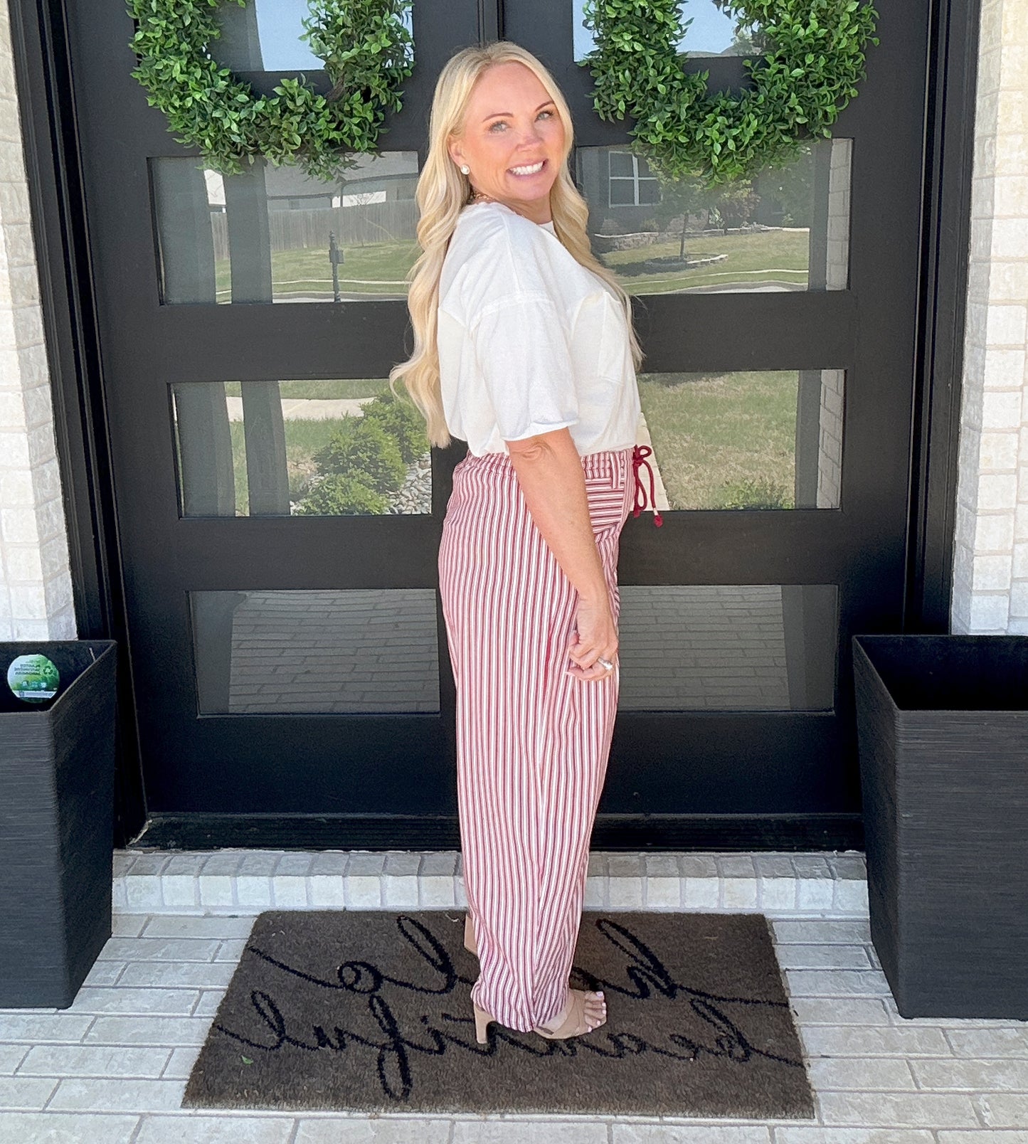 Red, White & Barrel Jean