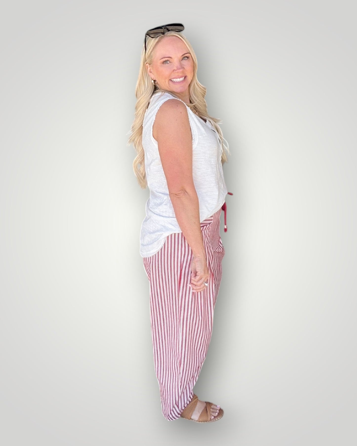 The Everyday Henley Tank - White