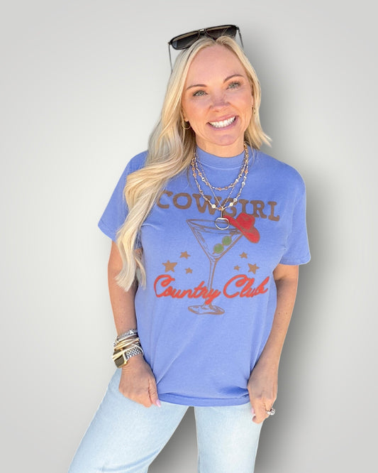 Cowgirl Country Club Tee