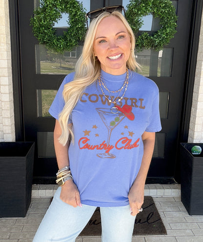 Cowgirl Country Club Tee
