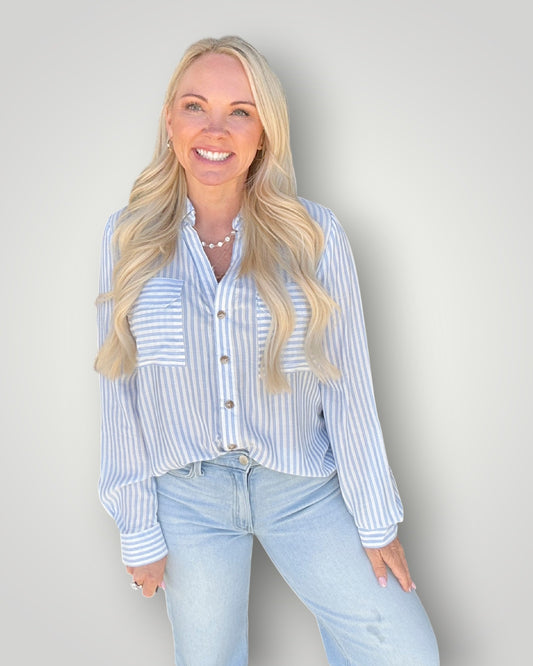 Crisp Coast Button Down