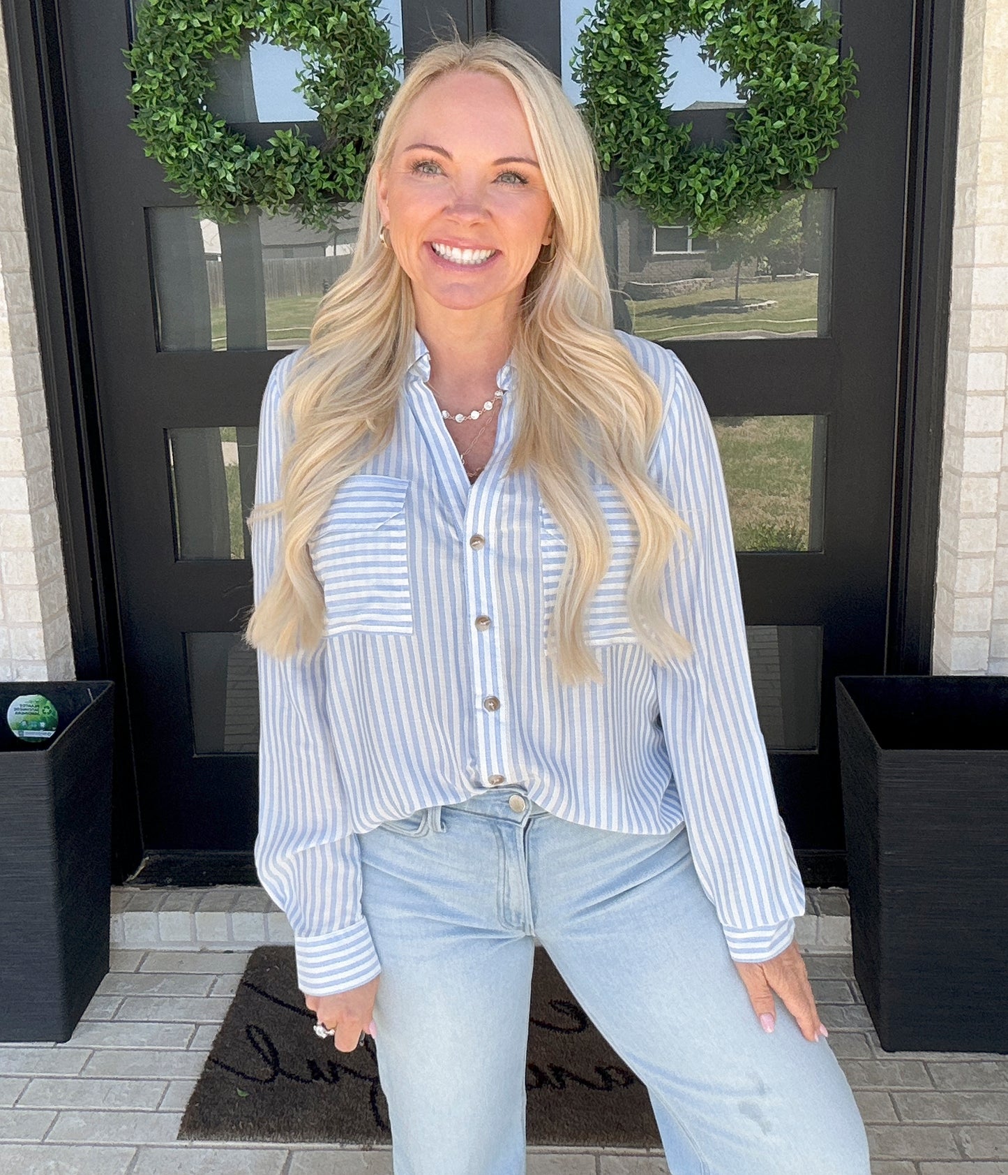 Crisp Coast Button Down
