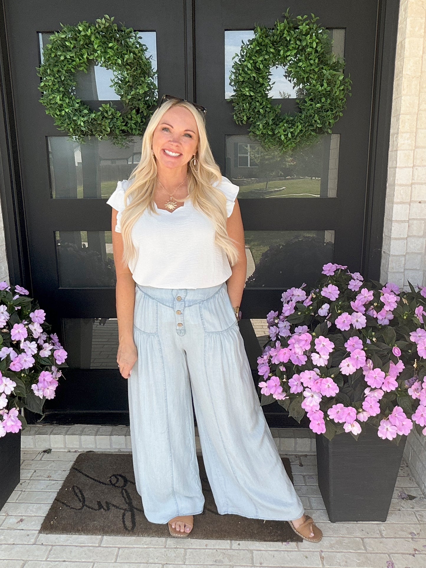 Ocean Air Flutter Blouse