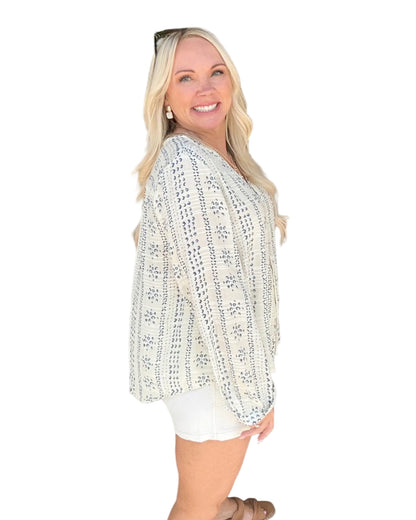 Cape Cod Floral Top