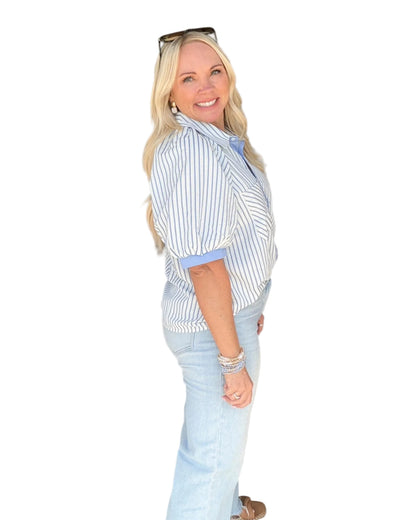 Nantucket Stripe Button Down