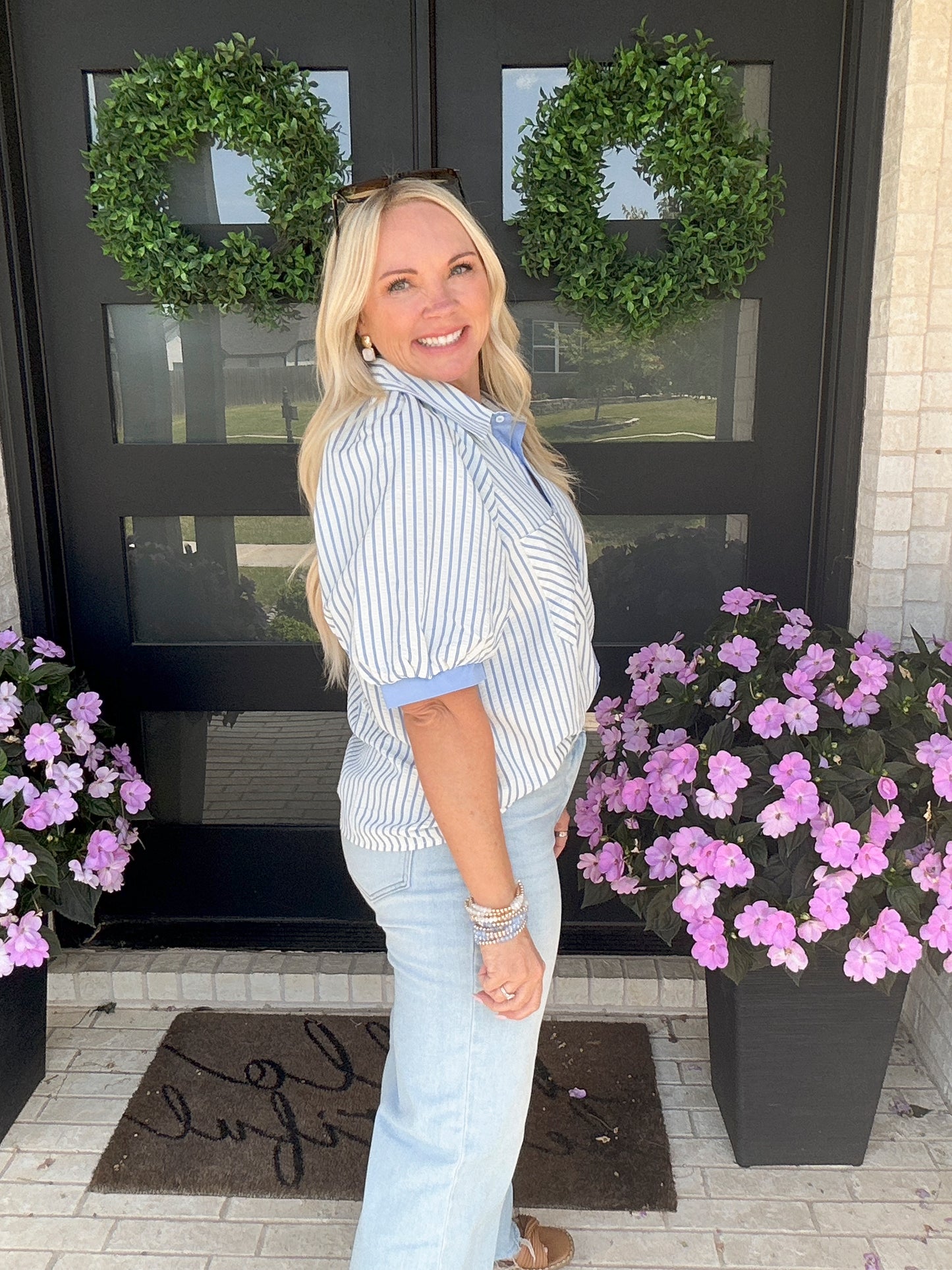 Nantucket Stripe Button Down