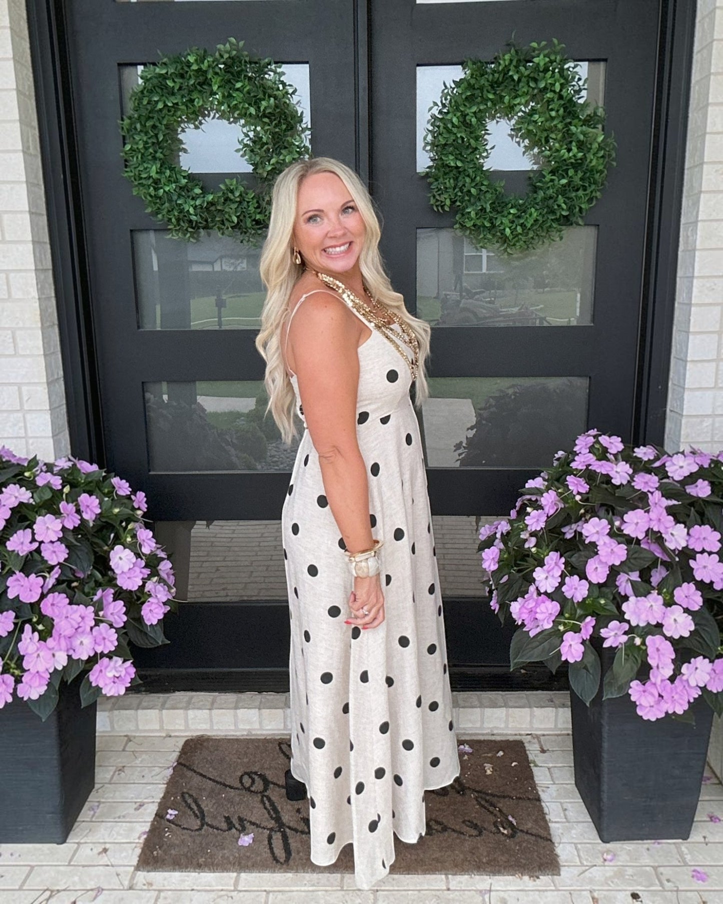 Dotted Dream Midi Dress
