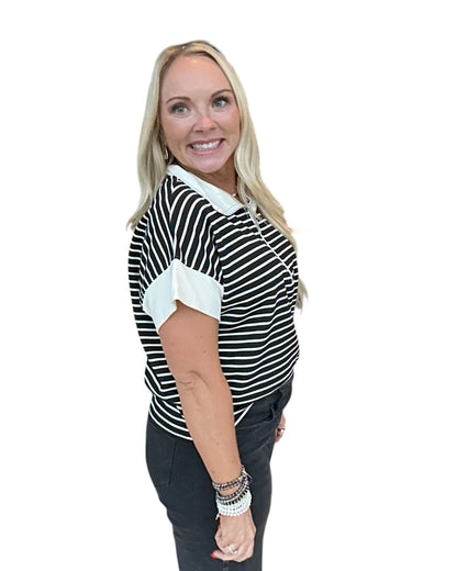 Rugby Stripe Pullover