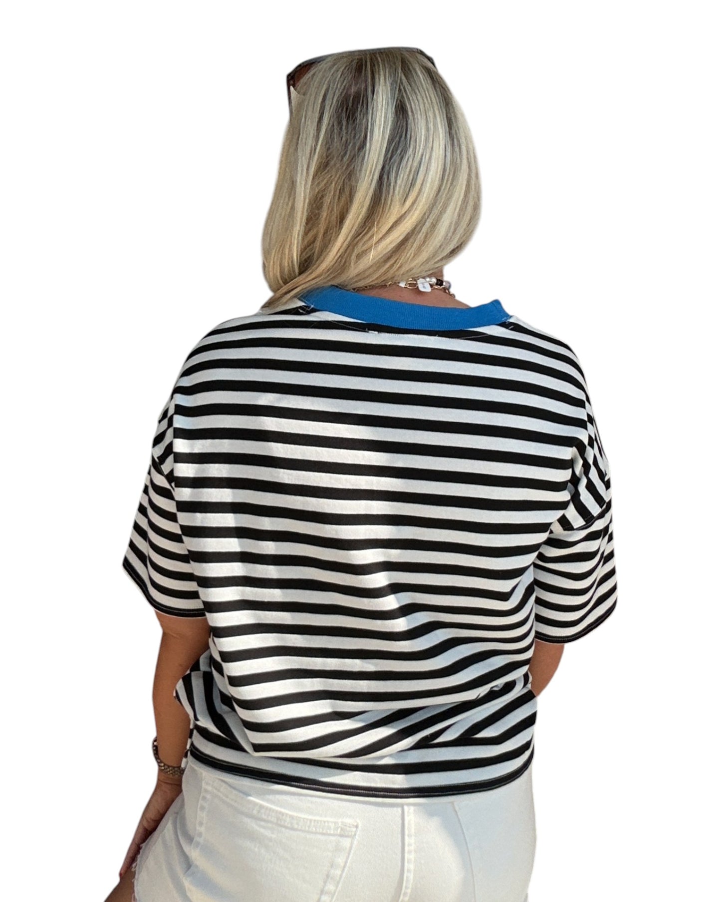 Color Pop Stripe Tee
