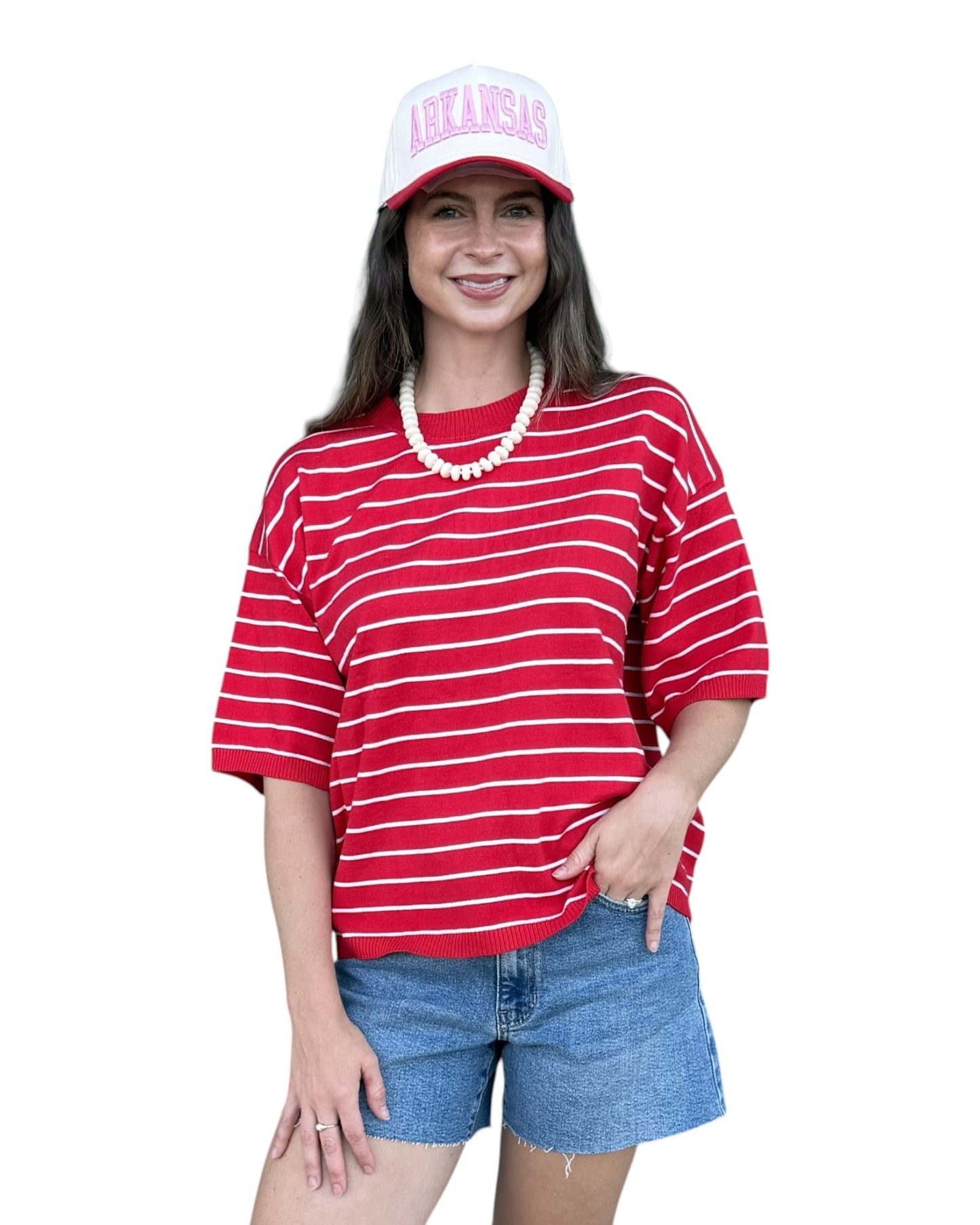 Saturday in Red Sweater