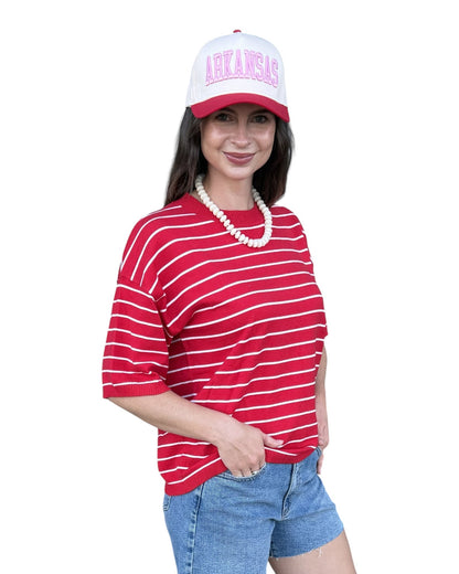 Saturday in Red Sweater
