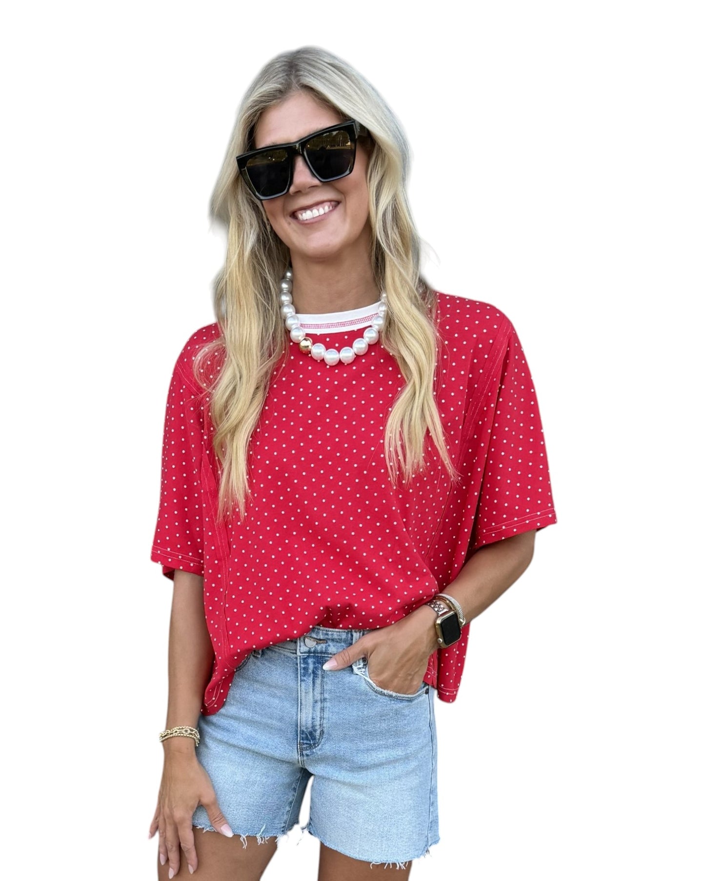 Cardinal Classic Dot Tee