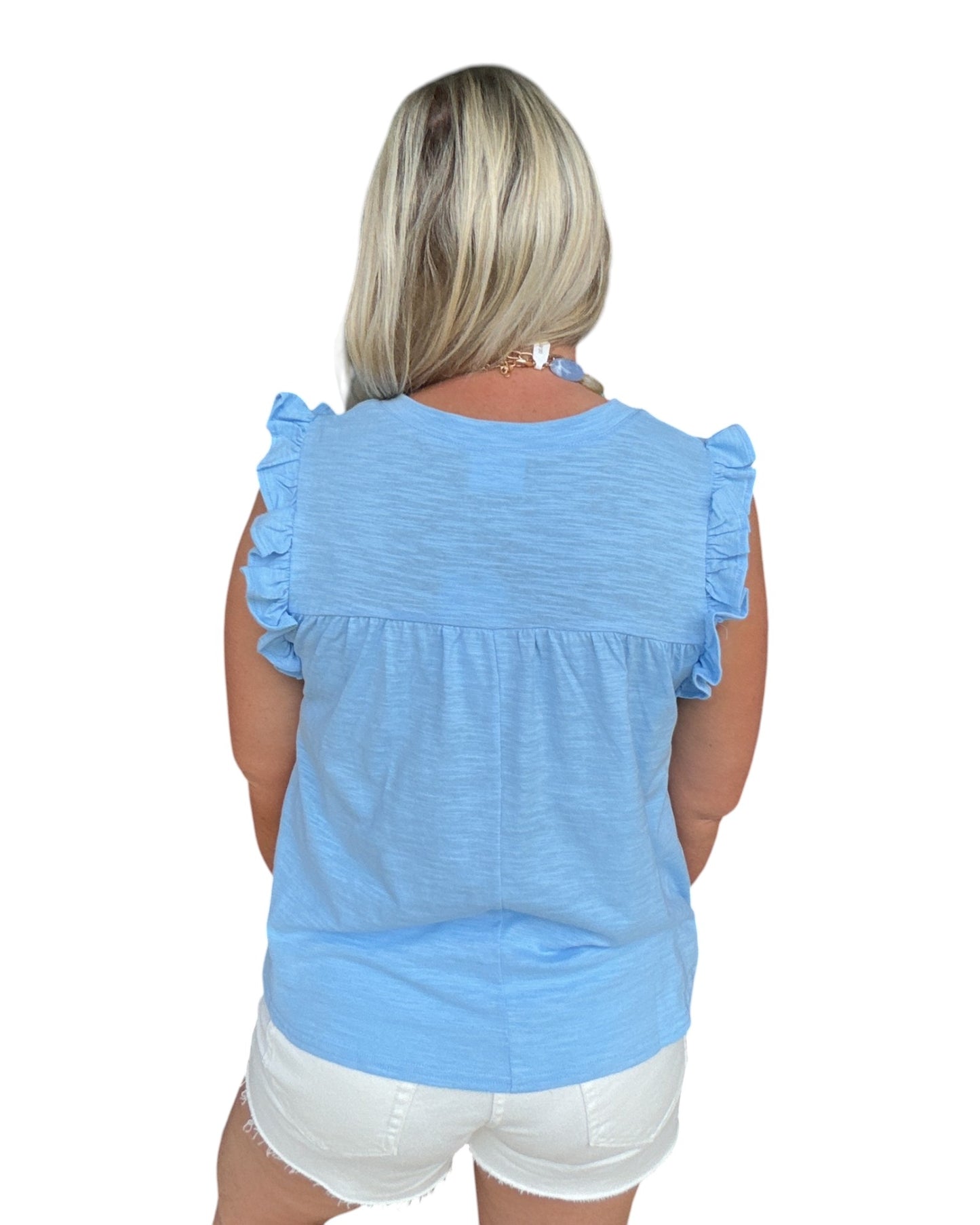 Ruffle Trim Tank