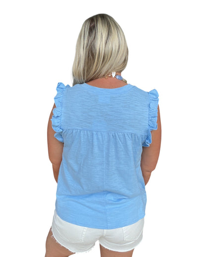 Ruffle Trim Tank