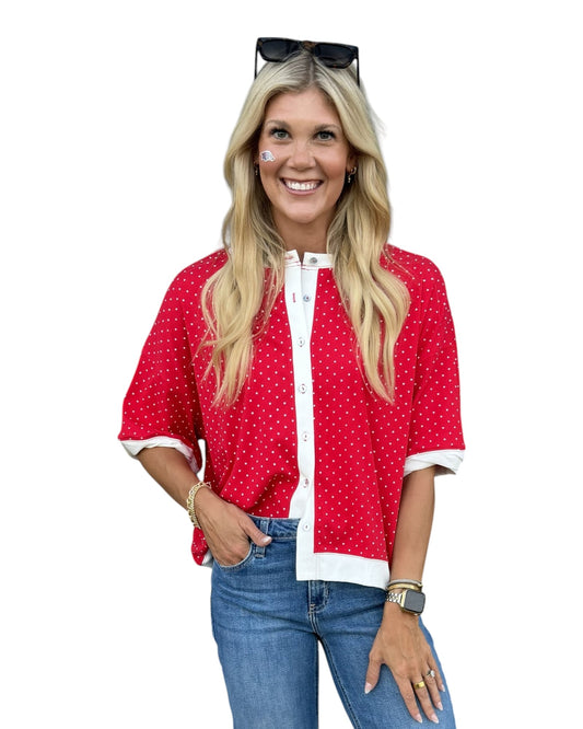 Red Zone Cardigan