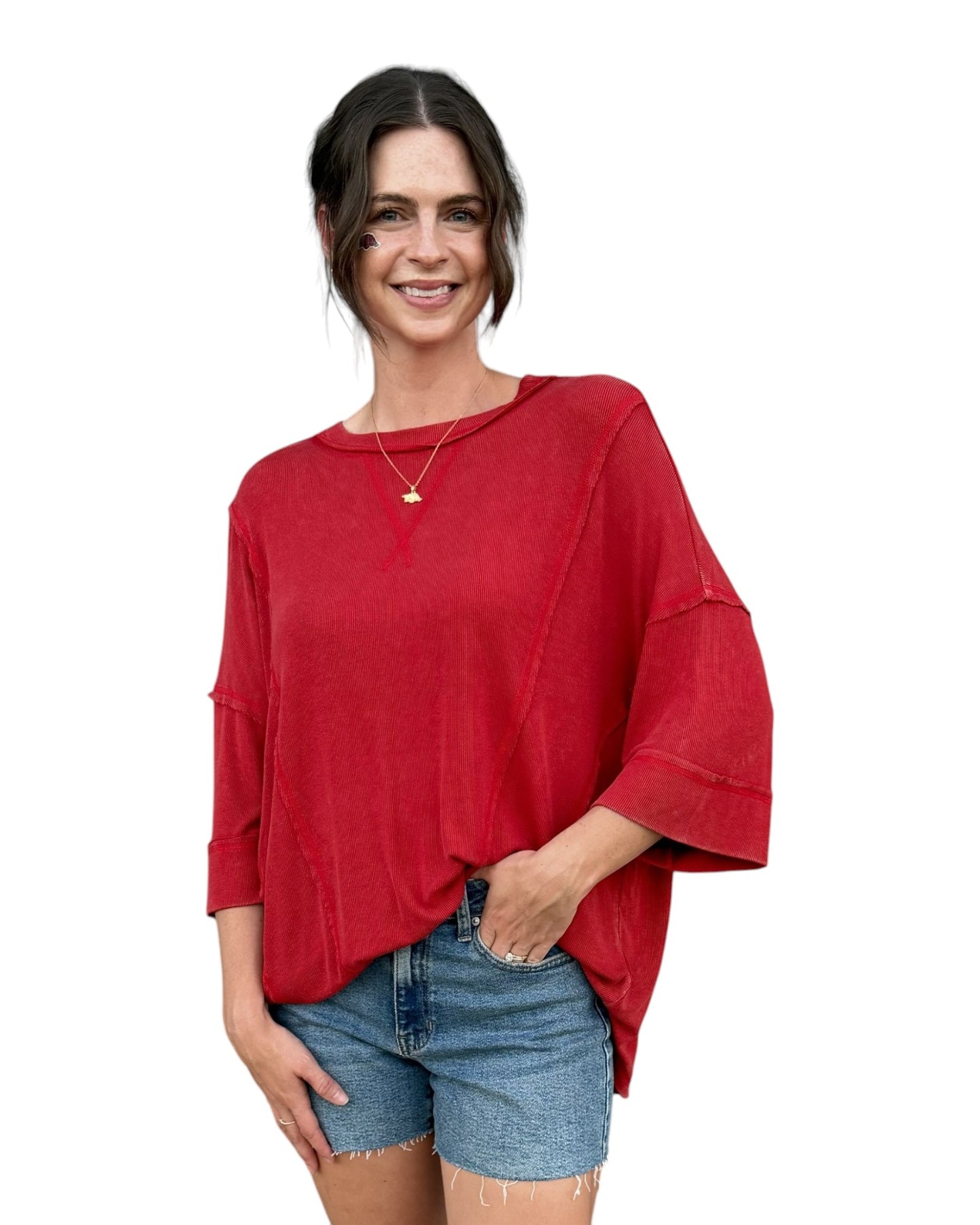 Red & Ready Top