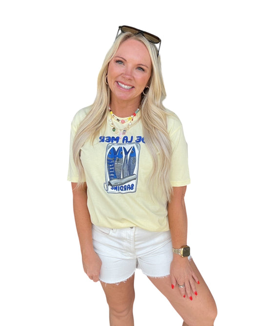 De La Mier Sardine Embroidered T-shirt