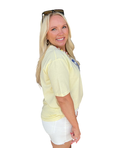 De La Mier Sardine Embroidered T-shirt
