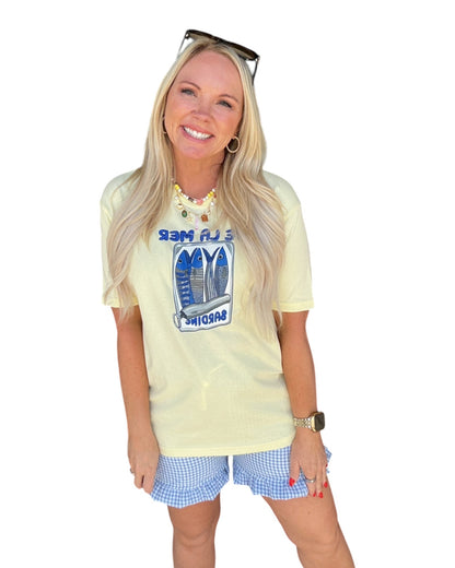 De La Mier Sardine Embroidered T-shirt
