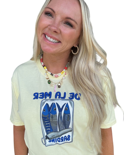 De La Mier Sardine Embroidered T-shirt