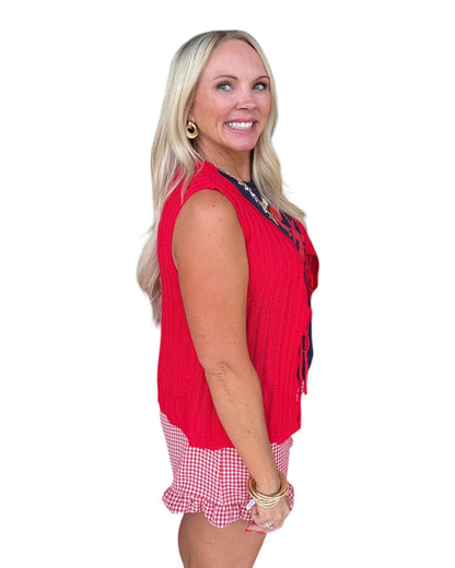 All Tied Up Sweater Vest