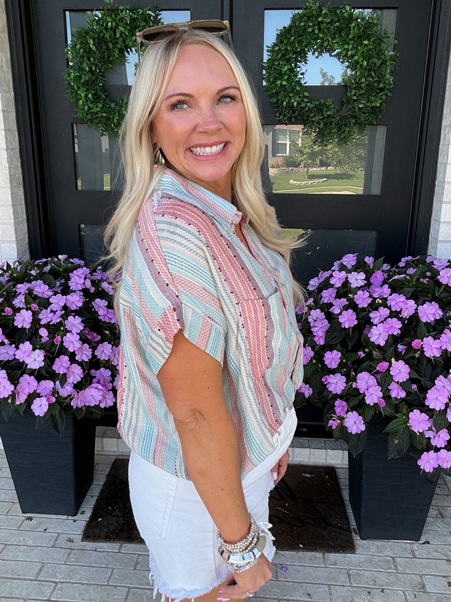 Mesa Stripe Blouse