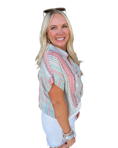 Mesa Stripe Blouse