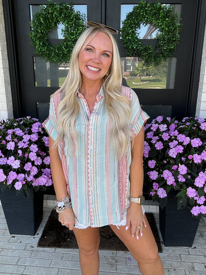 Mesa Stripe Blouse