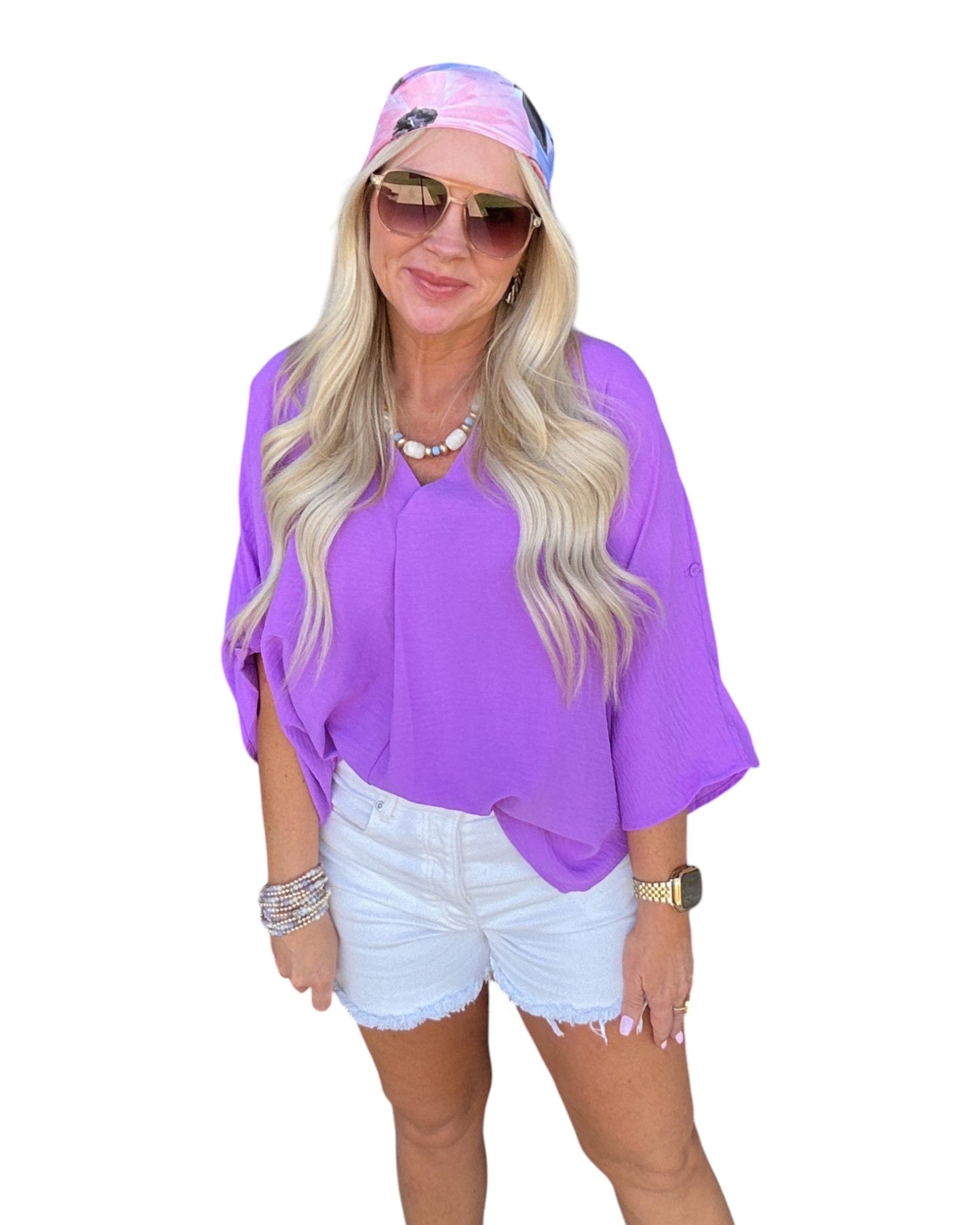 Pop of Purple Top