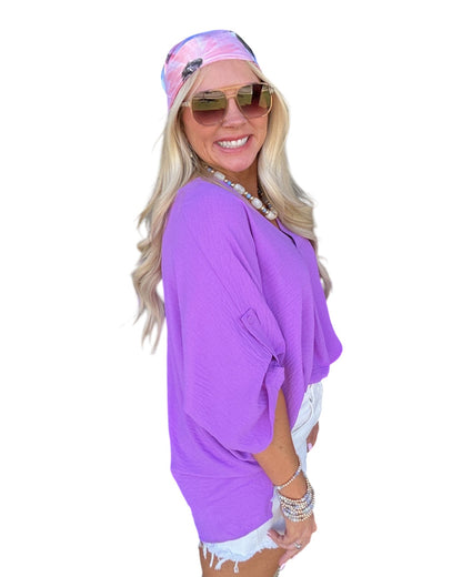 Pop of Purple Top