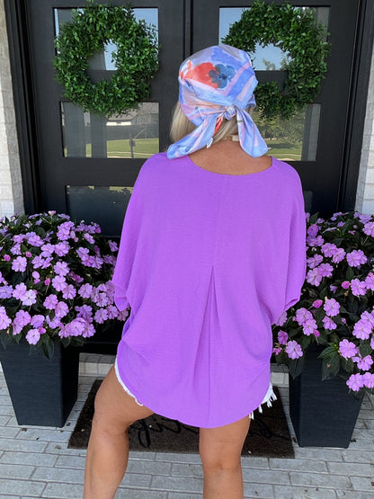 Pop of Purple Top