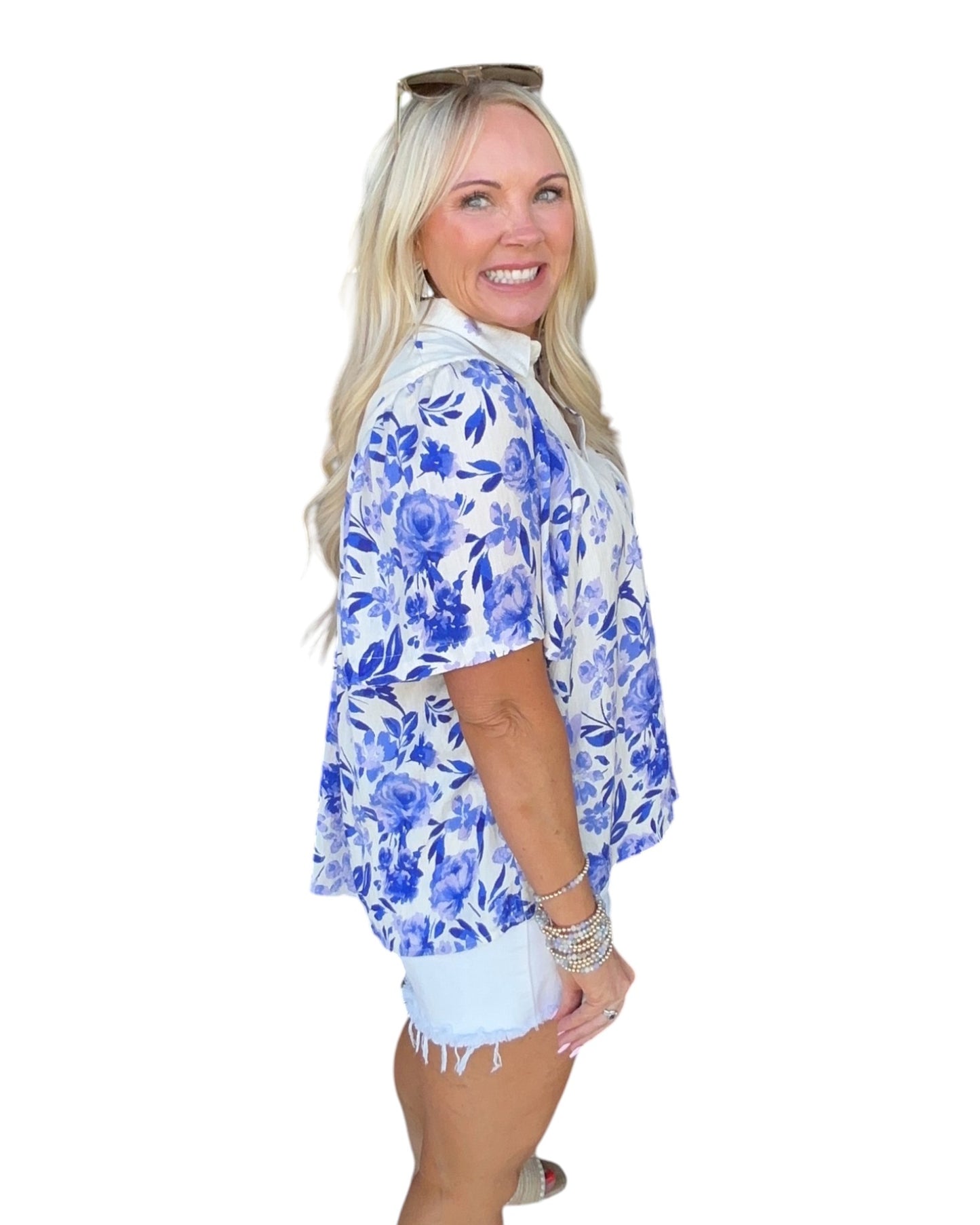 Camille Floral Top