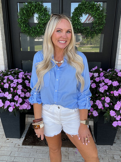 The Everyday Button Down - Blue