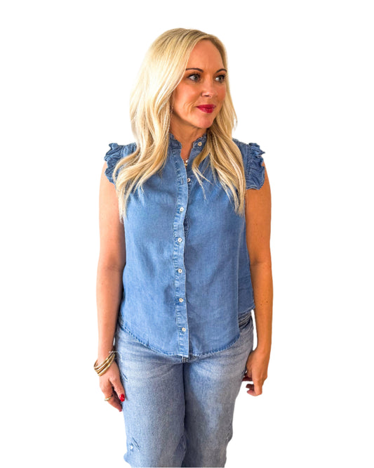 Driftwood Top - Blue