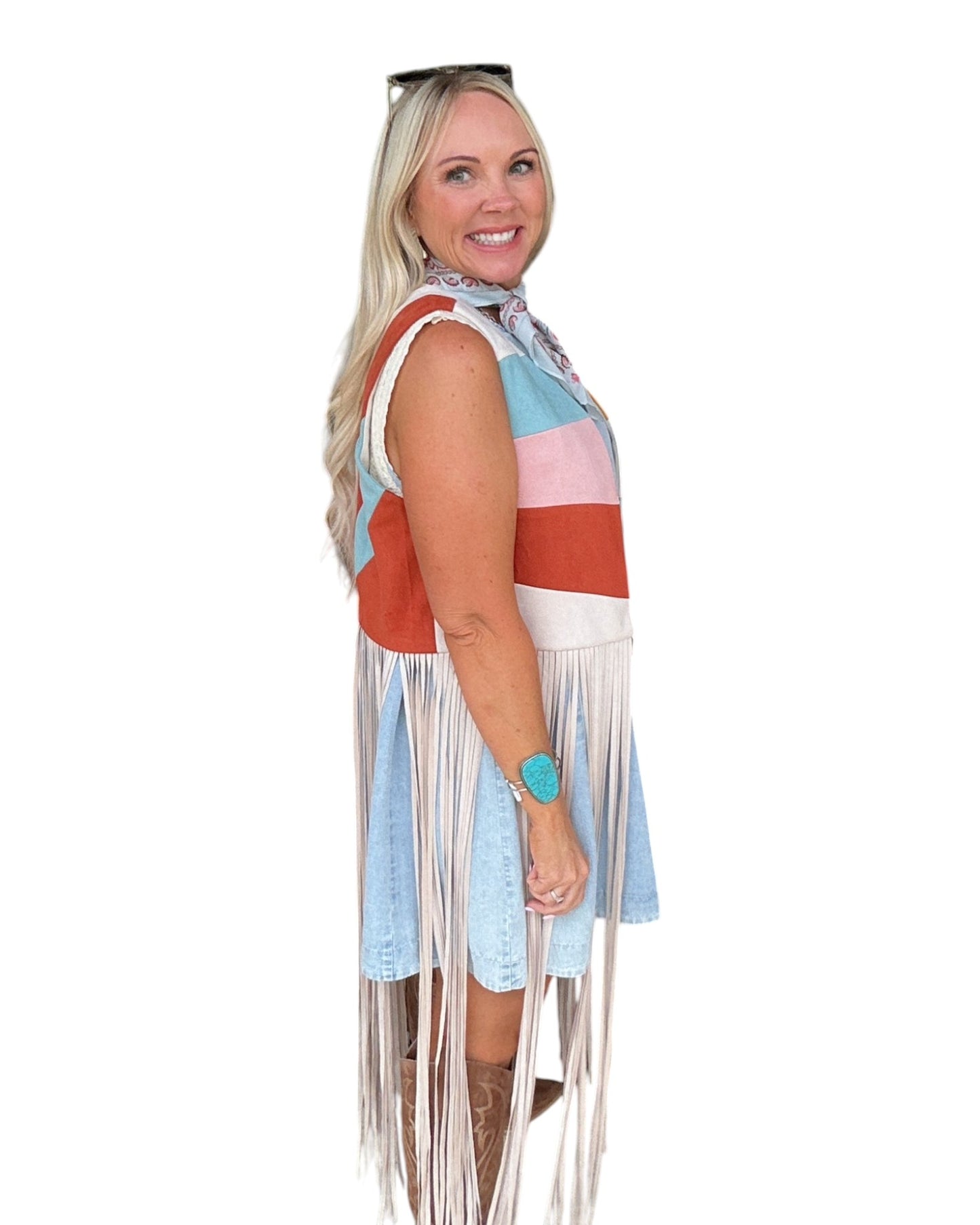 Desert Horizon Fringe Vest
