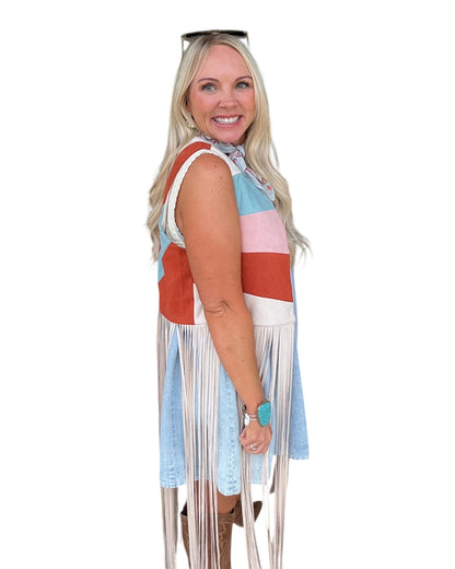 Desert Horizon Fringe Vest
