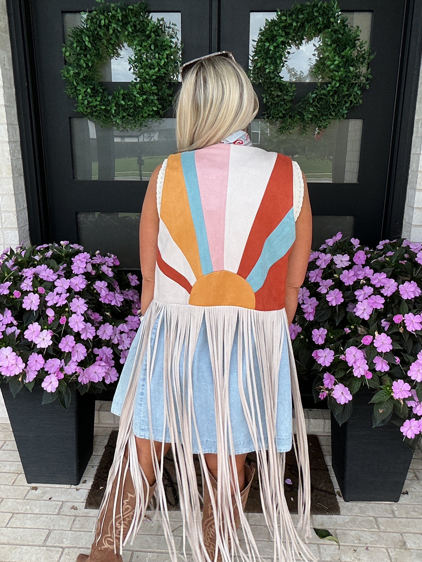 Desert Horizon Fringe Vest