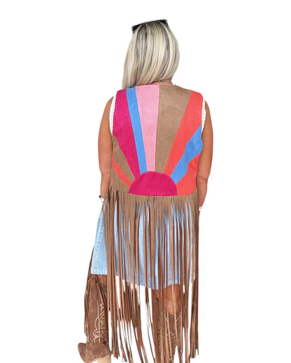 Sunset Mesa Fringe Vest