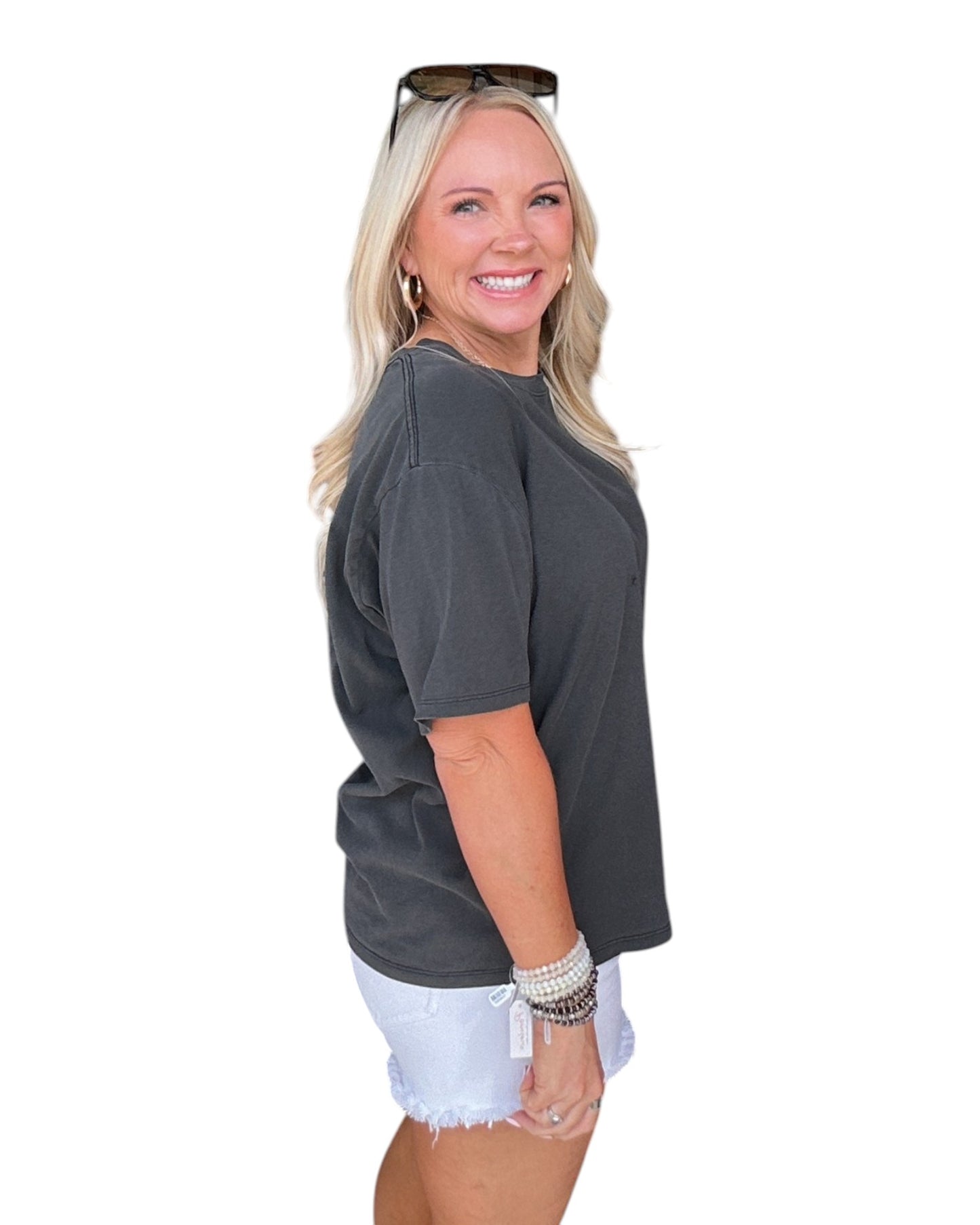 Essential Boxy Tee - Black