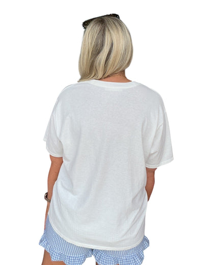 Essential Boxy Tee - White