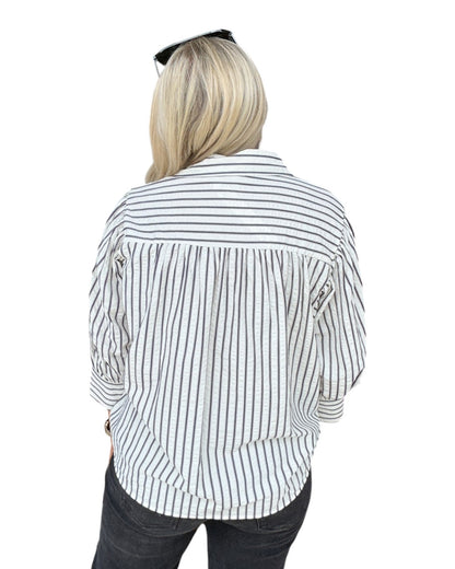 Onyx Stripe Top