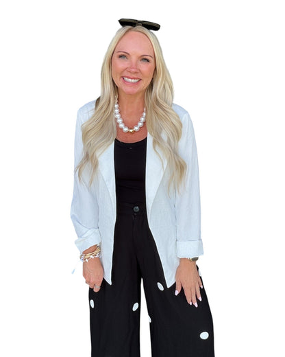 The Signature Blazer - White