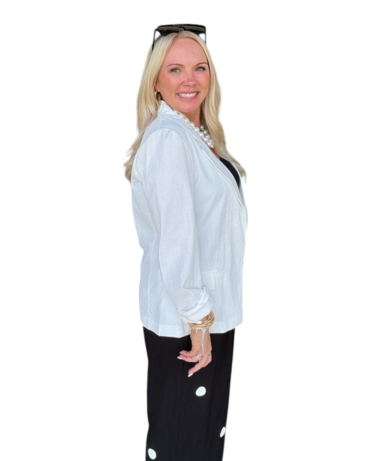 The Signature Blazer - White