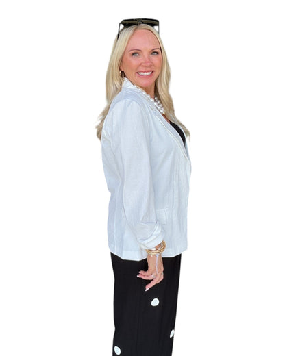 The Signature Blazer - White