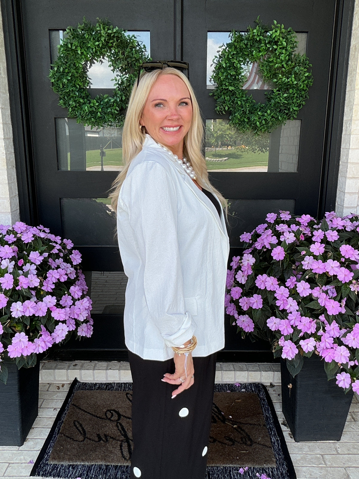 The Signature Blazer - White