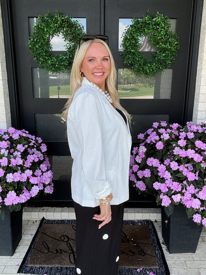 The Signature Blazer - White