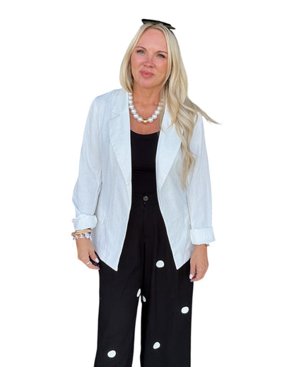 The Signature Blazer - White