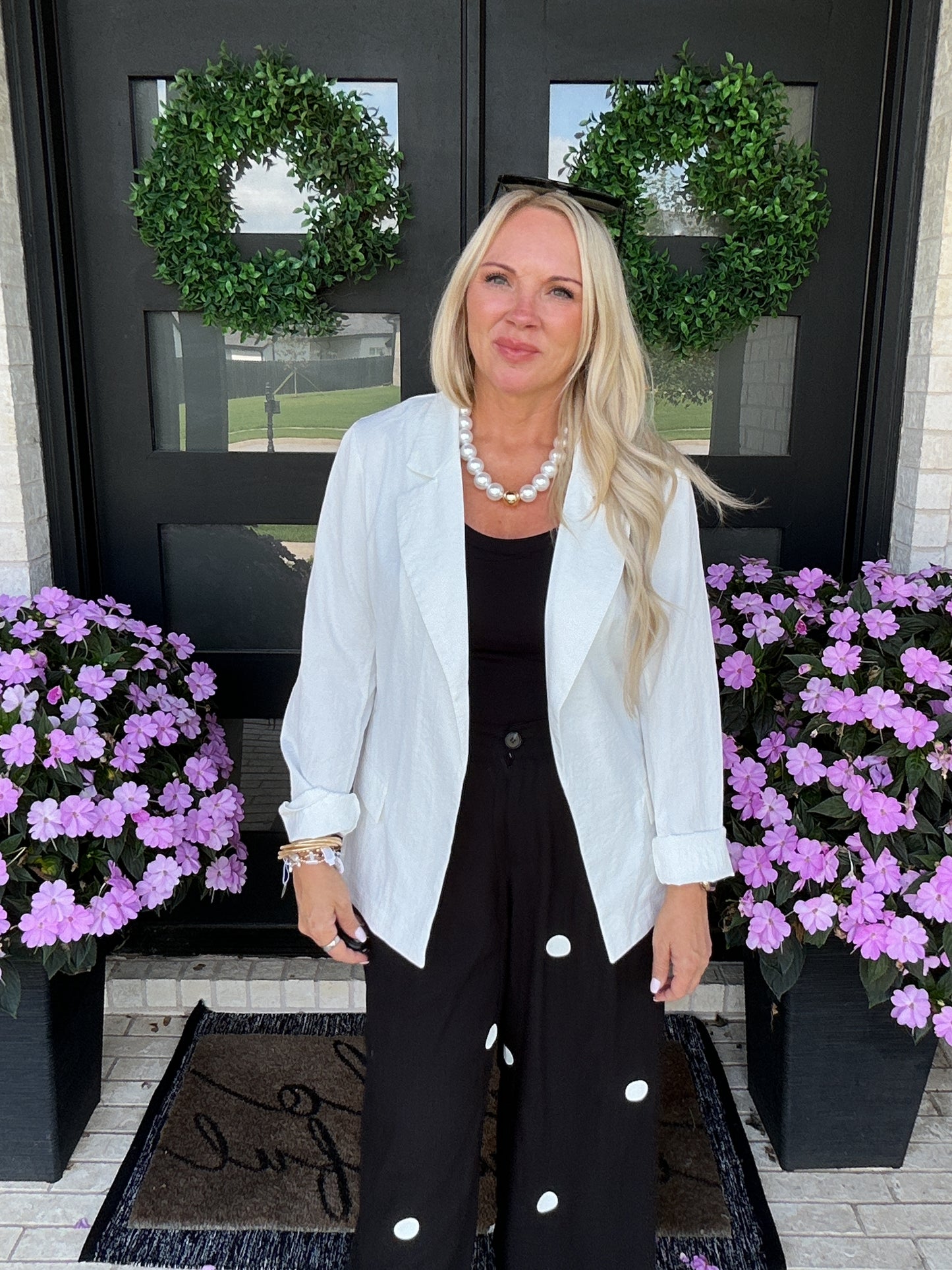 The Signature Blazer - White