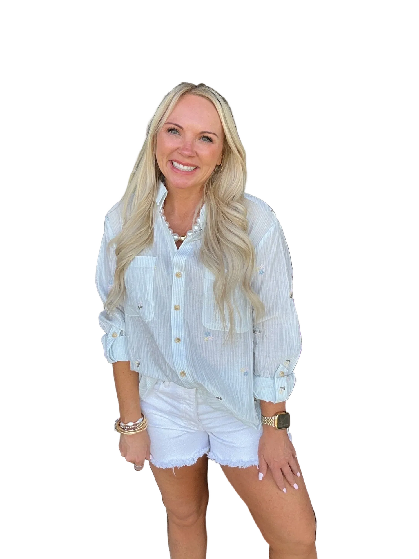Wildflower Button Down